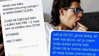 Čitam CRINGE poruke sa BIVŠOM - Part 1