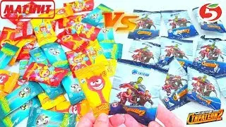СКРЕПЫШИ Магнит VS СТИРАТЕЛИ 2 ПЯТЕРОЧКА! БИТВА АКЦИЙ РАСПАКОВКА СЮРПРИЗОВ ПО АКЦИЯМ Нашел юбилейный