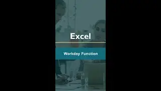 Workday Function - Excel | Excel Tips and Tricks 