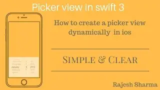 PickerView in swift3