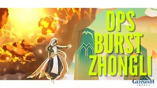 Burst DPS Zhongli Shield & Ult Test | Genshin Impact