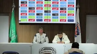 المؤتمر الصحفي الذي يسبق مباراة الفيحاء والهلال ضمن الجولة 24 من دوري روشن السعودي