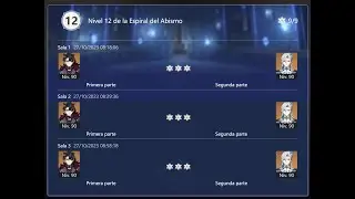 Solo Wriothesley y Neuvillette - Abyss piso 12 full estrellas | Genshin Impact