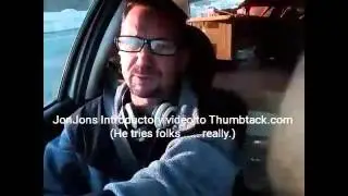 JonJon  greets & introduces us to Thumbtack.com