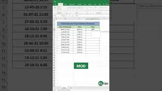 Extract Date and Time from Date Timestamp in Excel: Step-by-Step Guide