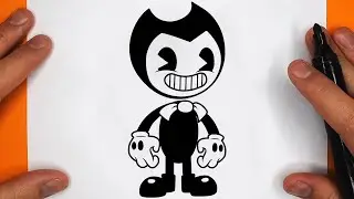 COMO DIBUJAR A CARTOON BENDY (Indie Cross) | Bendy And the ink machine / Friday Night Funkin (FNF)