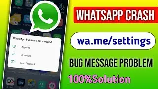 Wa.me/settings Problem | Wa.me/settings Fix | Wa.me/settings Whatsapp | How to solve Wa.me/settings