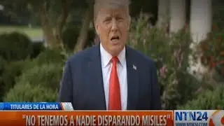Trump defendió su política exterior