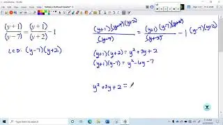 Solving a Rational Equation That Simplifies to Quadratic Binomial Denominators and Numerators
