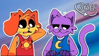 🐶360°CatNap x DogDay Attack On DogDay ┃ Poppy Playtime Chapter 3 ┃ Comic Dub
