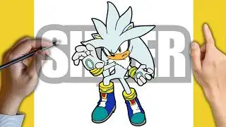Como Dibujar Silver | Sonic 3 La Película | Paso a Paso