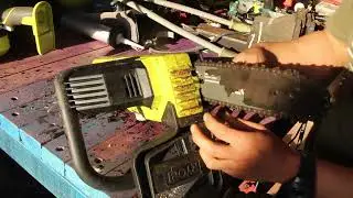 Ryobi 18V Tighten Chain Saw.