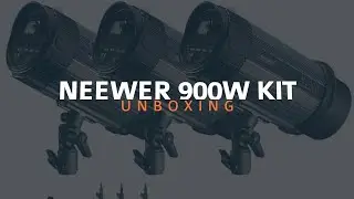 Neewer 900W Strobe Light Kit from Amazon UNBOXING