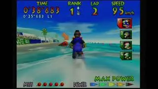 OBS Studio Local Recording Test (Wave Race 64 Wii Virtual Console) 480p