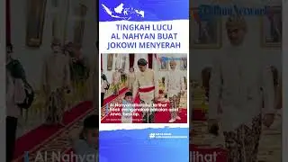 Tingkah Lucu Al Nahyan Buat Presiden Jokowi Menyerah, Jalan Mendahului hingga Tak Mau Pakai Beskap