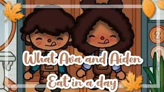 What Ava and Aiden eat in a day🍁🍂☕|| ib @SimpliiToca