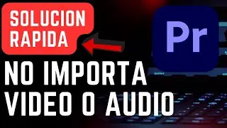 Premiere only import audio or video - (SOLUTION)