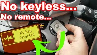 Toyota Rav4 keyless Entry & Start not working... Fault finding and repair.