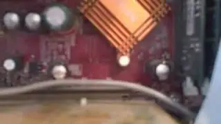 bad capacitors, then repair install
