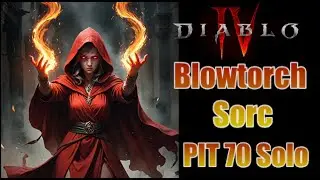 🔥Blowtorch (Fire) Sorcerer - roleplay-themed build pit play! 🔥