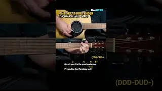 The Great Pretender - The Platters (1955) Easy Guitar Chords Tutorial with Lyrics Part 1 SHORTS