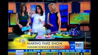 Make Play Snow.  Print instructions at ExperimentExchange.com.
