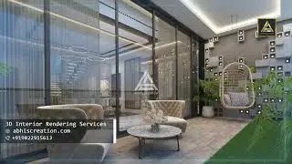 Transform Your Space Luxury Bungalow Living Room Makeover | ABHI’S CREATION  #3drendering #interior