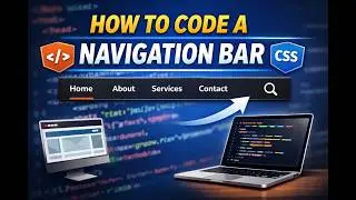 How to Code a Navigation Bar with HTML & CSS (Step-by-Step)