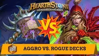 [Hearthstone] Aggro Shaman vs. Rogue Decks Compilation