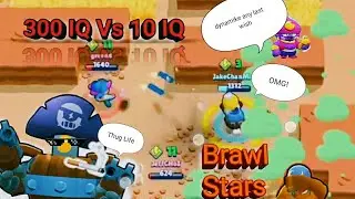 300 IQ Vs 10 IQ Brawl Stars best Moments #7