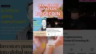 Cara Gratis Dapatkan DOGECOIN #dogecoin