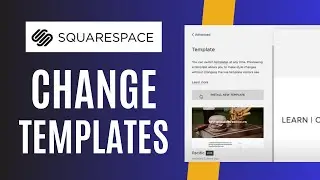 How to change templates on squarespace