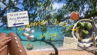 Beach Day Vlog | summer, north shore, tanning, swimming, mermaid vibes