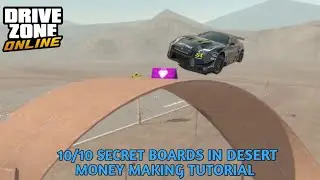 All Secret Boards in Desert Map | Drive Zone Online