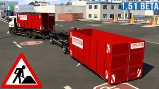 ETS2 1.51 BETA ★ Abrollcontainer - Hooklift for Seb Swap Body