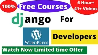 Free Online Courses Django || WordPress | Python programming || Udemy premiere pro || 