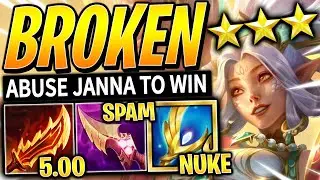ABUSE THIS JANNA 3 for EASY WINS in TFT Set 11! - RANKED Best Comps | TFT Guide | Teamfight Tactics