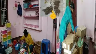 Extreme BedRoom Deep Cleaning Vlog Day1