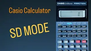 How to get in and out of SD MODE on a CASIO FX 82 CALCULATOR 🤔