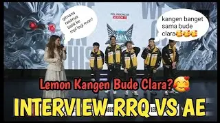 INTERVIEW KOCAK LEMON DKK | RRQ VS AE MPL ID SEASON 13