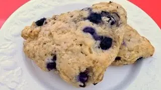How to Make Buttermilk Scones - Lemon Blueberry Scones Recipe