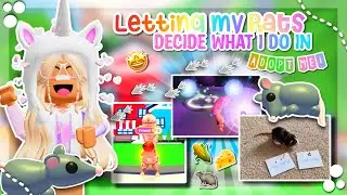 Letting My Rats Decide What I Do In Adopt Me! 🐀✨ #adoptme #roblox #challenge