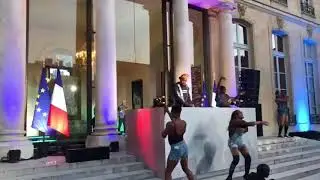 L'étonnante fête de la musique à l'Elysée, des DJ, des danseuses et les Macron (21/06/2018)