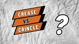 Difference between Crease and Crincle