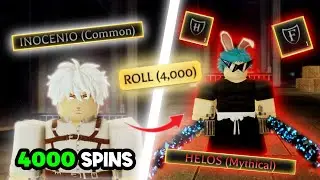 What 4000 SPINS Gets a Max player in AOTR ROBLOX!