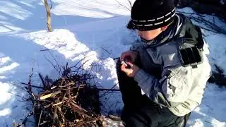 Детский поход зимой