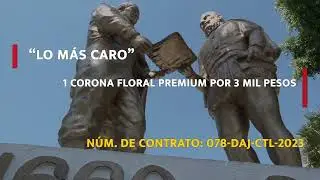 “De 400 mil pesos por flores a 3.5 MDP para medios”