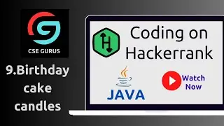 9.Birthday cake candles || Hackerrank || JAVA