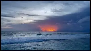 Every Wave, A Different mood & Light #waves #sunset #sea #twilight #maldives #oceanview 