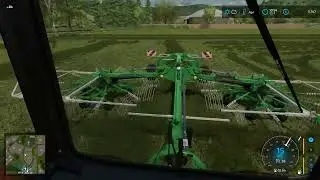 Farming Simulator 22 Belarus old tracktor windrower grass Knieskoppsheim map Gameplay